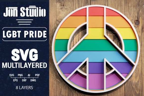 3D LGBT Pride Papercut SVG File: A Modern Tool for Inclusive and Artistic Design