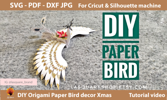 3D Origami Paper Bird Xmas Template: A Guide to Creating Stunning Holiday Decor