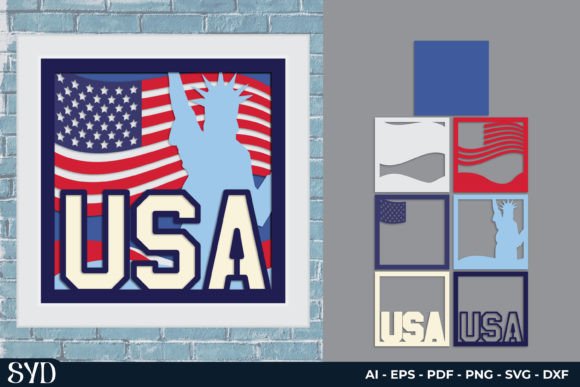 America 3D Shadow Box SVG 4th of July: A Strategic Creative Tool for Memorable Projects