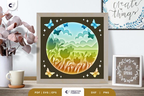 Bringing the Beauty of Spring into Your Home with Wildflowers 3D Layered Paper Cut SVG
