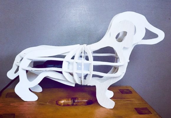 Creating a Dachshund Dog 3D Laser Cut Sculpture with DIY Templates