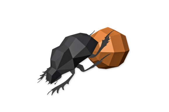 DIY Scarab Beetle - 3D Papercraft: A Creative Project with a Few Important Tips