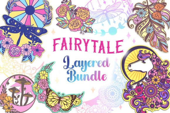 Fairytale Layered Bundle 15 3D Items
