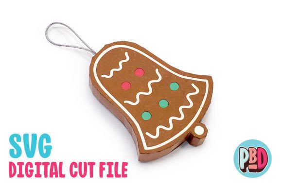 Gingerbread Bell 3D Paper Ornament: A Festive Crafting Delight