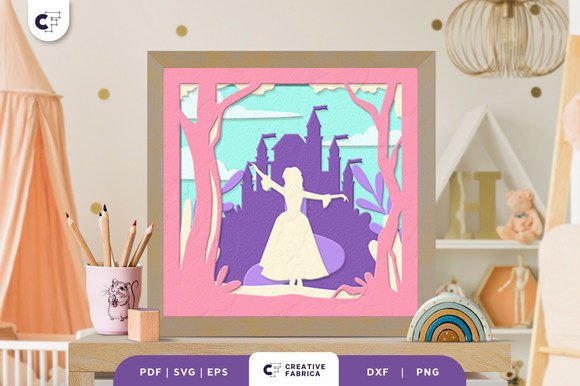 Princess 3D Shadow Box Paper Cut – A Strategic Creative Tool for Meaningful Projects