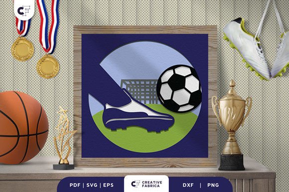 Soccer Ball 3D Paper Cut Light Box: A Unique Way to Celebrate the Beautiful Game