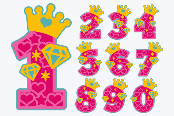 Unlock Creative Possibilities with Princess 3D Numbers